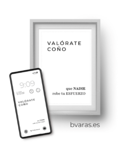 lamina imprimible + fondo de pantalla motivaciones - valórate coño
